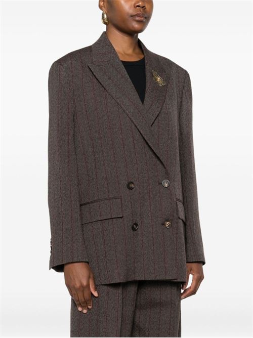 Blazer gessato sartoriale GOLDEN GOOSE | GWP02332P00209483120